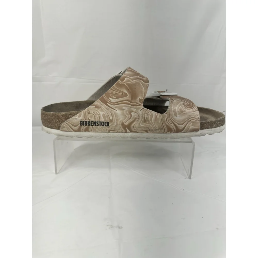 Birkenstock Arizona BiokoFlor Sandal Beige wave size 10 EU size 41 - Picture 9 of 16